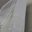 Multi-Size Clear Plastic Boxes - 38 Pcs For beads organization, nail art tools, diamond painting, artwork, building blocks and small items like jewelry boxes, DIY projects home organization Stackable