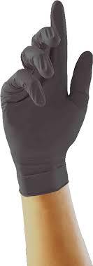 Comfy Package Black Disposable Nitrile Gloves for Food Prep Latex Free Glove, Small