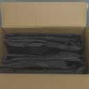 PIC AUTO Car Seat Cover, Piping Leather Front Seat Cover for Cars, Black & Black Two-Tone Luxury Leather, Universal Fit, Durable, Airbag Compatible, Suitable for SUVs, Trucks, Sedans, and Vehicles