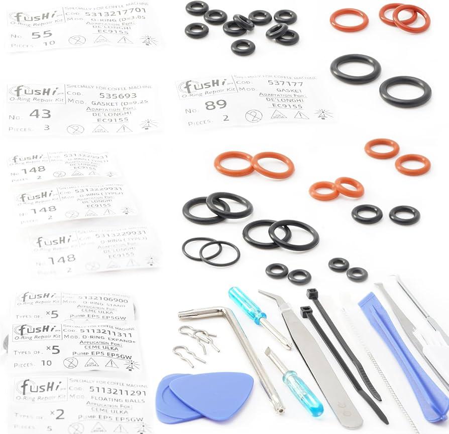 O Rings Replacement Kit for Manual La Specialista Arte Espresso Machine De'Longhi EC9155M,to Solve Steam Tube Water Leakage