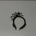 Halloween Spider Headband Costume Headbands for Women Girls Spider Web Headband Halloween Headpiece Hair Band Cosplay Festival Hair Accessories for Women Spiderweb Headband Halloween Party Head Piece (Black)