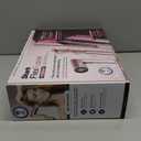 Shark FlexFusion Hair Straightener & Powerful Hair Dryer with Fusion Hair Brush, Ceramic Air Styler with Auto-Wrap Curlers & Concentrator, Ceramic Plates, Cosmic Blush HD641S