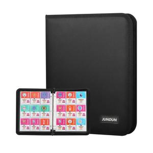 JUNDUN Card Binder 9 -Pocket,720 Pockets Fireproof Trading Card Albums Holder with Zipper for MTG, TCG, Game Cards and Sports Cards