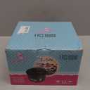 LIFTATAPA 4Pcs Springform Pan (4inch, 5inch, 6inch, 7inch), Non-stick Cake Tin for Baking, Detachable Bottom Carbon Steel Cheesecake Mold Deep Dish Pans Round Cake Molds(Black)