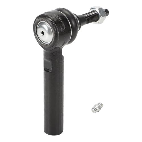 45A2563 19460374 Outer Steering Tie Rod End with Nuts and Grease Fitting Replace Sierra 1500 /Silverado 1500 2014-2018 Black E-type Coating, Grease-lubricated Connector