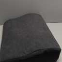 TANYOO Back Support Pillow for Recliner Dual Layer Lumbar Support Pillow with Gel Memory Foam Ergonomic Orthopedic Lumbar Cushions for Elderly Lower Back Pain Relief Washable Cover Dark Grey