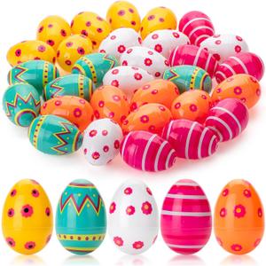 Mr. Pen- Plastic Easter Eggs, 30 Pack, 3'' Tall, Colorful Plastic Easter Eggs Bulk, Empty Easter Eggs Empty, Plastic Eggs Fillable, Easter Basket Fillers