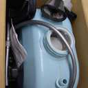 Battery Powered Sprayer 2 Gallon, 2025 Upgraded Electric Weed Sprayer with 3 Spray Forces, Battery Indicator, Rechargeable Handle, 4 Mist Nozzles, 23.6" Retractable Wand,Shoulder Strap, for Lawn&Garden, (Blue)