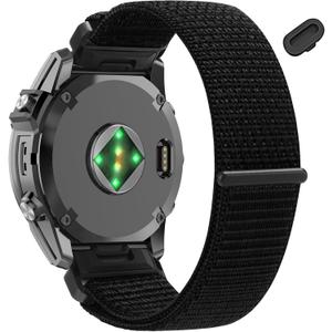 22mm Nylon Watch Bands for Garmin tactix 8/Fenix 8 pro 47mm/Fenix E/Fenix 7/Fenix7 Pro/Fenix 6 Pro/Fenix 6,QuickFit Sport Band for Fenix5/Fenix 5 Plus/Forerunner 970/965/945/Descent G2/G1 Solar