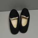 HomeTop Women's Moccasins House Slippers Memory Foam Indoor Outdoor Ladies Shoes, 10 US 