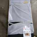 Art3d 4 Pack 47.2 x 23.6in. Wood Slat Acoustic Panels for Wall and Ceiling - 3D Fluted Sound Absorbing Panel with Wood Finish - Dark Walnut