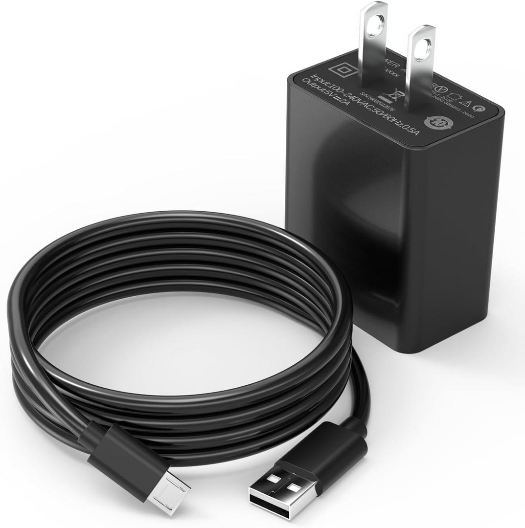 Micro USB Power Cord Adapter for Roku Streaming Stick, Roku Express Plus, Roku Premier/Plus, Roku Voice Remote Pro, 5V Replacement Plug Cable(Not for Roku Ultra & Roku Streaming Stick Plus)