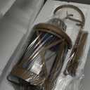 ALLGOT Traditional Outdoor Wall Lights, 23.75 Inch Tall Large Vintage Exterior Lantern Light Fixture, Outdoor Wall Sconces Anti-Rust Waterproof Wall Mount Lamp with Seeded Glass (Aged Copper)