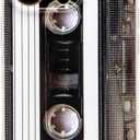 Case for iPhone 16 pro max Matte Finish Heavy Duty Soft Back Cover with Reinforced Corners TPU Soft Bumper Retro Cassette Tape Case Compatible with iPhone 16 pro max