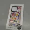 for iPhone 16 Pro Case, Retro Party Collage Pattern with Disco & Gin, Military-Grade Drop Protection, Pop Art Disco Soft Slim TPU Protective Cover with Camera Protection for Girls (LightBalls)