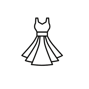 Women's Dress Long Green Size M