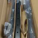 6FT Stair Railings Indoor, Black Iron Railings for Stairs, Industrial Handrail Wall Mounted, Hand Railing for Stairs Indoor 500lbs Load Capacity, Sturdy Stair Railing for Loft Porch Deck, 2 Sections