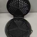 Mueller Heart 5 Waffle Maker, Waffle Iron, Adjustable Browning Control & Nonstick, Cool Touch Handle, Easy to Clean, Small Kitchen Appliances