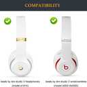 Beat Studio 3 Replacement Headband - Stock Arch Band Parts Repair Kit Compatible With Beats by Dre Studio 3 (A1914) and 2 Wired/Wireless (B0500/B0501) Over-Ear Headphones (White)