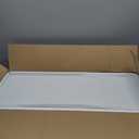 Wire Shelf Cover 24 X 12 Inch Wire Rack Cover Wood Shelf Covers for Pantry Shelving Closet Shelves Organization(White,5 Pack)