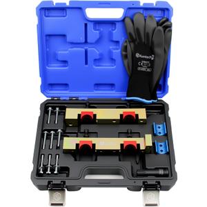 Kuntech Engine Timing Tool Kit Compatible with Mercedes Benz M133 M270 M274, 15PCS Camshaft Locking Alignment Timing Tools Set with Carrying Case & Gloves
