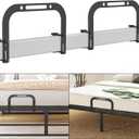 Mattress Slide Stopper, DELLAN Non-Slip Gripper Retainer Bar, Mattress Holder for 1.5 "x 2.9" Bed Frame to Prevent Sliding (2 Pack)