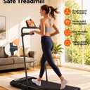 Superun Walking Pad with 6% Incline, 3 in 1 Portable Treadmill for Home