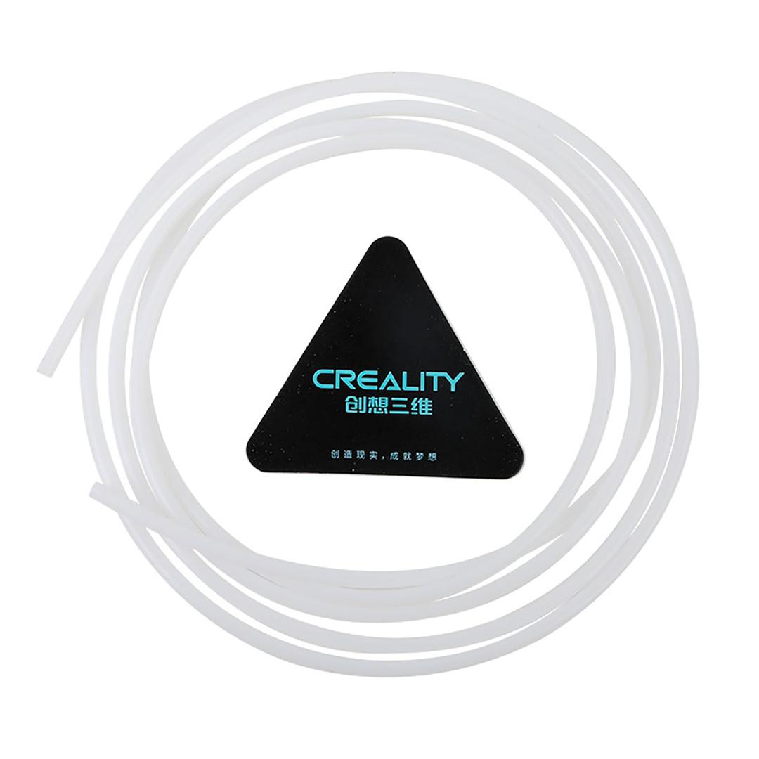 Creality Official Teflon Tube 2M, 2.5mm ID 3D Printer PTFE Bowden Tubing Support 1.75mm Filament Heat Resistant for K2 Plus, K2 Series, CFS, K1C, K1 SE, K1 Max, K1, Ender 3 V3 Series, Ender 3 Series