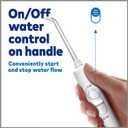 Waterpik Nano Plus Water Flosser For Teeth, Portable Electric Power, Compact For Travel and Home, 4 Flossing Tips, ADA Accepted, White WP-320