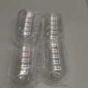 40PCS 80mm/3.14inch Large Clear Ball Ornaments, 20Set Clear Plastic Fillable Christmas Balls Shatterproof Ornament Bauble for DIY Crafts Wedding Party Decor Holiday Home Decor