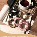 Yanibest Satin Scrunchies for Women, Hair Ties No Damage for Girls, Silk Ponytail Holders 6pcs Headwear