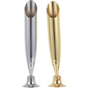 Ciieeo Single Pen Display Stand Organizer Metal Pen Holder 2pcs Metal Insertion Dip Pen Holder Pen Base Quill Fountain Desktop Pens Base