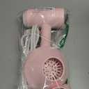 Hair Dryer with Diffuser, CONFU Hair Dryers for Women, Blow Dryers for Men, Hairdryer with Diffuser Attachment, Portable Lightweight Fast Drying Negative Ion Hairdryer for Home (Pink)