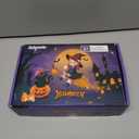 Black Cat Costume for Girls, Halloween Cat Costume Set with Light Up Tutu Skirt, Ears Headband Tail Gloves for Kids