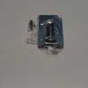 Wallet for Men, Slim Minimalist Metal Wallet with Money Clip/Cash Strap, RFID Blocking Front Pocket Aluminum Credit Card Holder, Ideal Gift for Men-Matt Navy