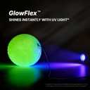 GlowFlex Reflex Ball with Counter App, Glow-in-the-Dark | TekXYZ Online Community for Boxing Ball, Ideal for Coordination, Stress Relief, Home Workouts & Fitness | Stocking Stuffer Gift for All Ages