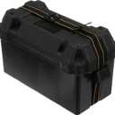 Attwood 9084-1 Large Vented Battery Box with Mounting Strap, Fits Group 29 and 31 Series Batteries, Black