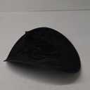 MCJC Witch Hat For Adult,Ruched Wide Brim, Halloween Masquerade Party Costume Accessory (45, Black45cm)