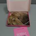 PANEWAY 16Inch Hair Toppers for Women with Thinning Hair - 6.5''x6.5'' Ladies Wiglets Toppers - Ombre Dark Root to Blonde