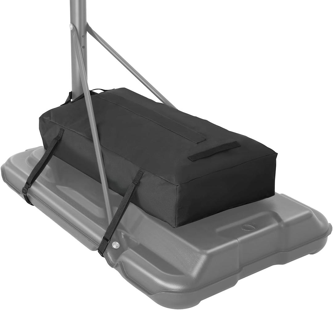 Basketball Base Replacement- Heavy Duty Weighted Base Anchor for Portable Basketball Hoop, Weather Resistant, Black