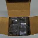 Ansible 24 Pcs Chair Leg Floor Protectors Square, Silicone Felt Furniture Leg Pads Caps Covers for Hardwood Floors (Fit:1-1/16" to 1-5/8")