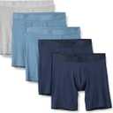 Amazon Essentials Men's Super Soft Modal Boxer Briefs, Pack of 5, Size L