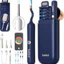 Bebird Earsight Plus R37R Ear Cleaning Camera Wax Removal Tool kit, Flexible Ear Scope Otoscope Camera Light, Visual Ear Picker Wireless Earwax Remover Tweezers for Adults & Kids (Blue)