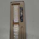 V-MORO Resin Band Compatible with Apple Watch Series 7/8/9/10/11 41/40/38/42mm, Women Fashion Strap for iWatch Series 6/5/4/3/2/1/SE, Lightweight Bracelet Wristband Replacement, Ivory White-Rose Gold