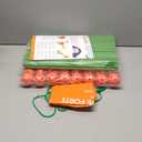 Tiny Land Fort Building Kit Creative Fort Indoor Outdoor for 5-12 Years Old Boys and Girls STEM Building Toys with Storage Bag DIY Castles Tunnels with 86 Rods and 44 Balls (130PCS, Orange-green)