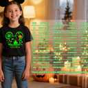 Family Halloween Shirts Pumpkin Family T Shirt Spooky Season Halloween Family Costumes Tee Top (Black)