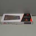 Redragon Wireless Gaming Keyboard, BT/2.4Ghz Tri-Mode Mechanical Keyboard with Aluminum Pannel, Hot-Swap Red Switch, Programmable 87 Keys TKL, LED Rainbow Backlit - K552-KRS (Black)