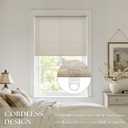 Linen Light Filtering Roller Shades Cordless Windows Blinds 32" W x 72" H