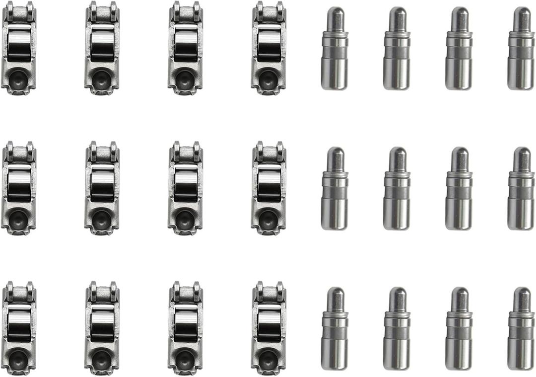 REVO 24PCS Rocker Arms & Valve Lifters Kit For Chevrolet Buick Cadillac GMC Lsuzu Saturn Suzuki Pontiac Replace#MR1323 JB7524 71741200