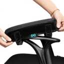 Elevate Series by Everlasting Comfort Office Chair & Wheelchair Arm Pads - Memory Foam ArmRest Covers for Desk, Gaming Chair, Arm Pillow Seat Cover Cushions & Protectors to Relieve Pressure for Elbows (Black)